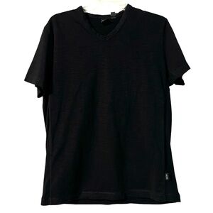 Hugo Boss Men’s Casual Black Regular Fit T-Shirt - SZ: Large